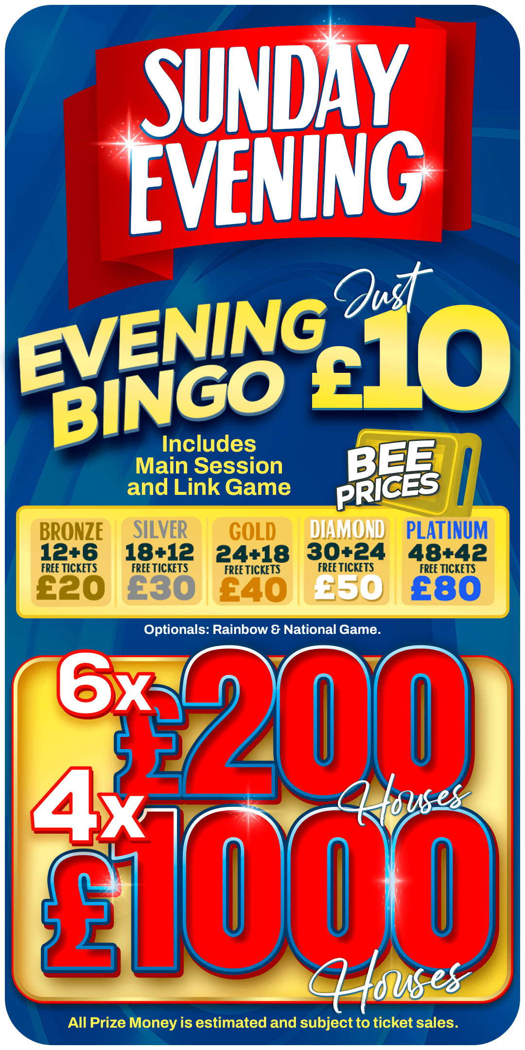 Bingo on Sunday Night in Bedford