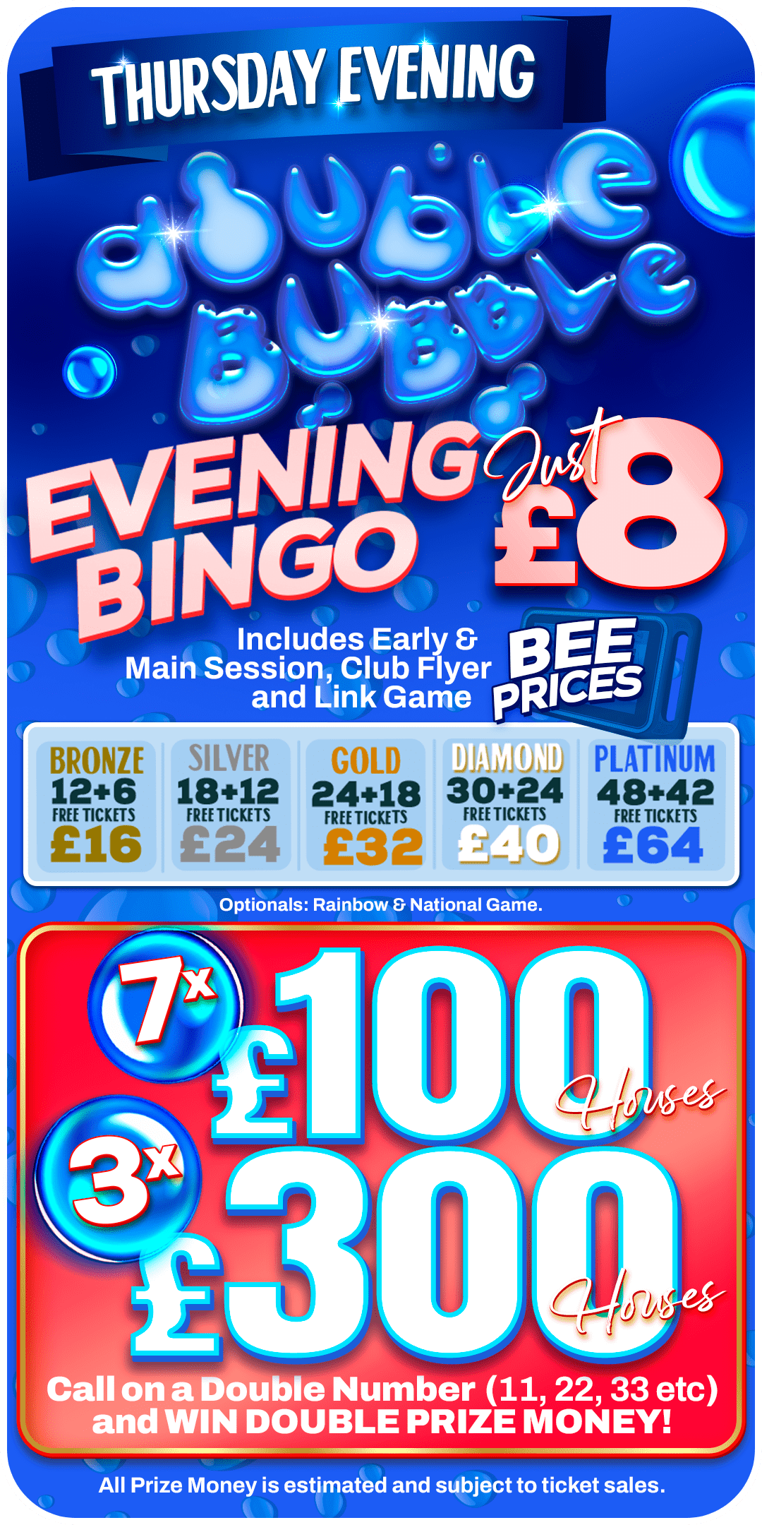 Thursday evening bingo in Bedford